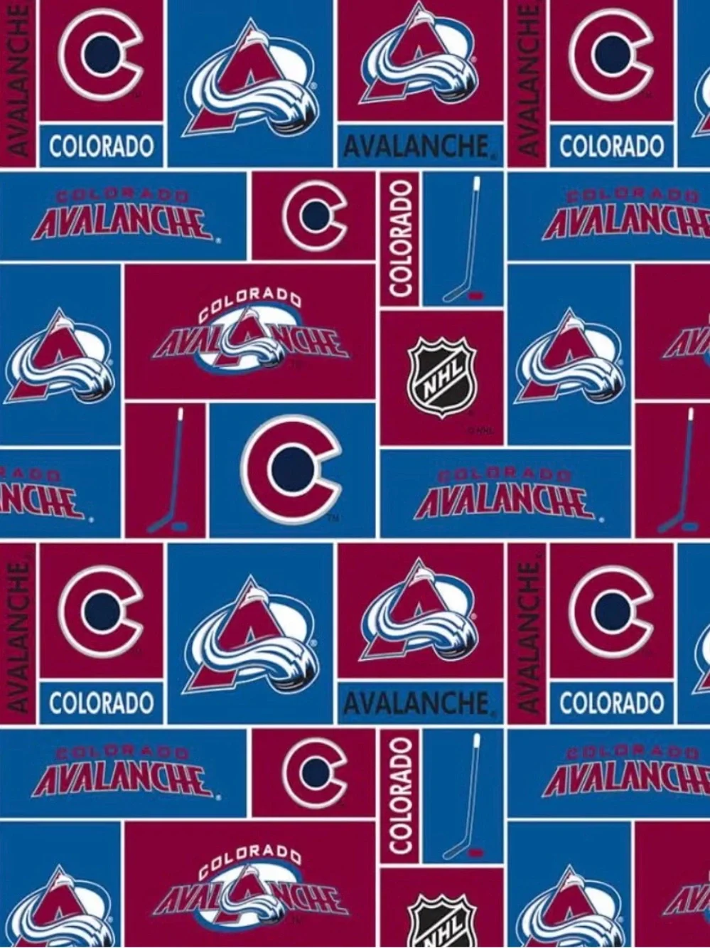 Colorado Avalanche NHL Scrunchie Bandana